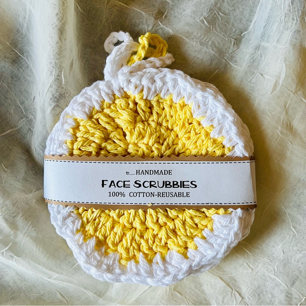 100% Cotton Face Scrubbies